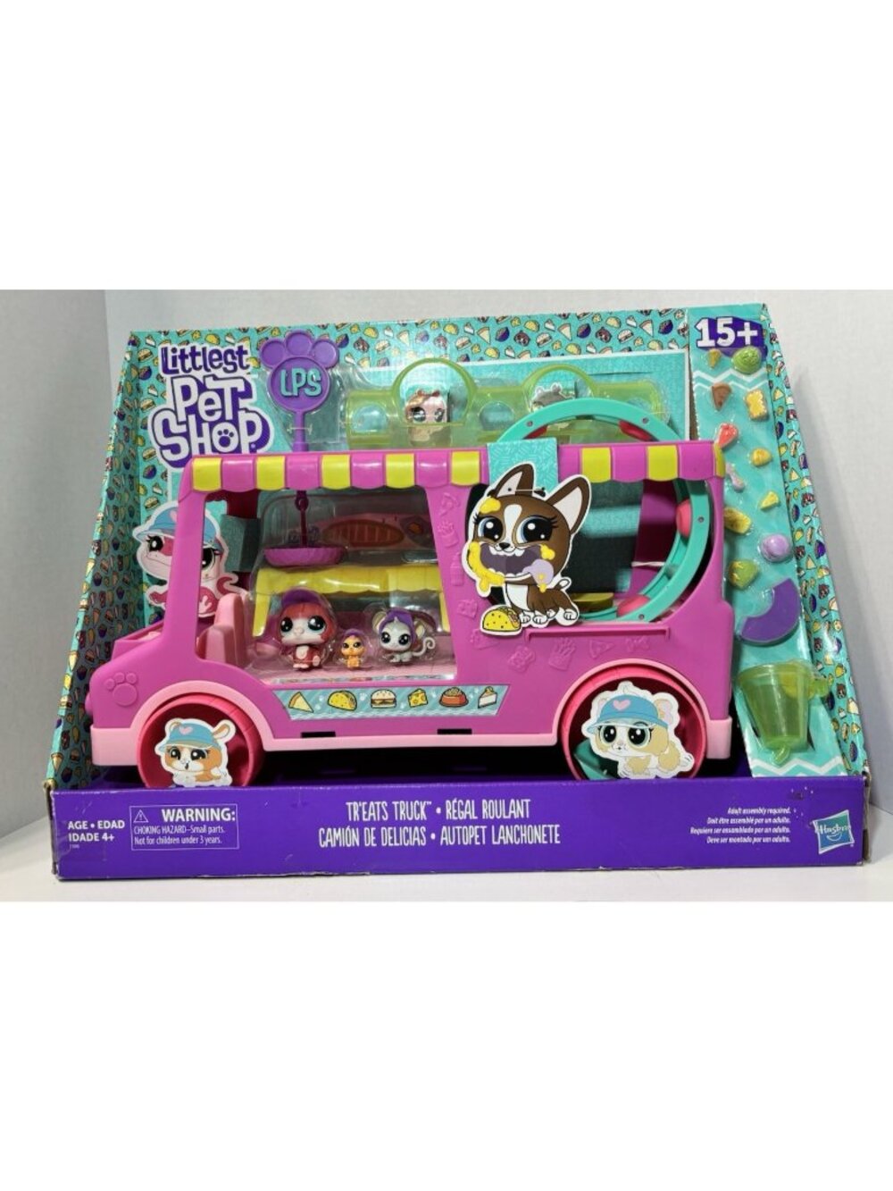 Hasbro Littlest Pet Shop Treats Truck With Pets/Food/ Accessories 2018 NEW